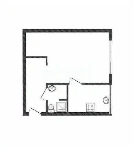 1-к кв. Смоленская область, Смоленск ул. Черняховского, 1 (30.2 м) - Фото 1