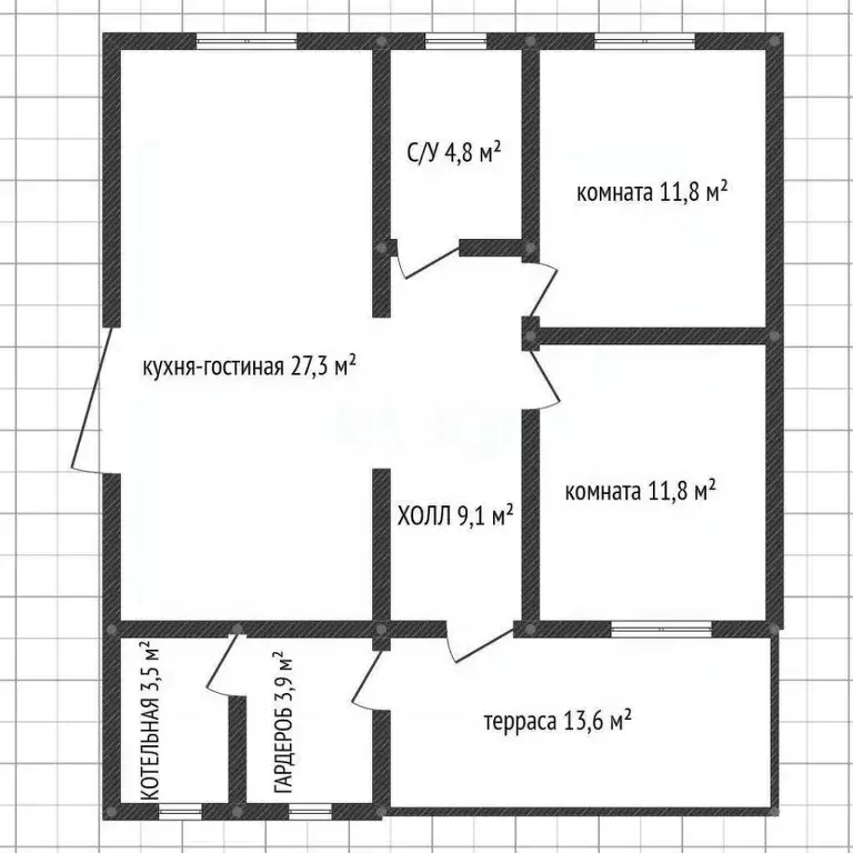 Дом в Краснодарский край, Белореченский район, Родниковское с/пос, ... - Фото 2
