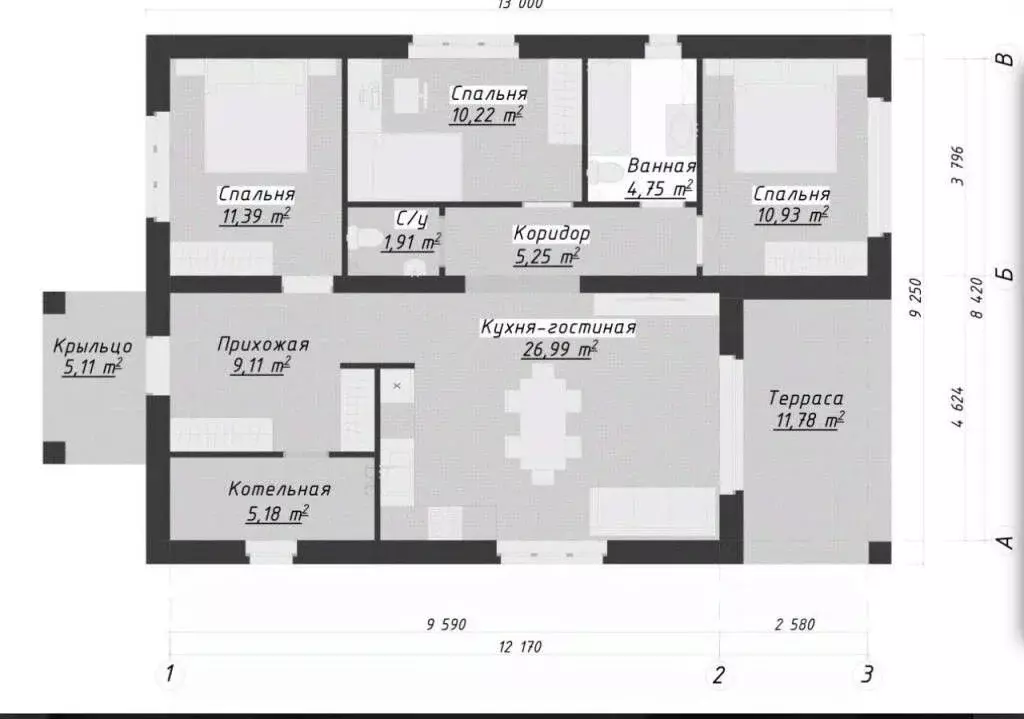 Дом в Калужская область, Калуга городской округ, д. Шопино 62 (120 м) - Фото 2