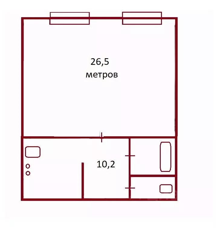 1-к кв. Санкт-Петербург ул. Жени Егоровой, 12К2 (40.5 м) - Фото 1