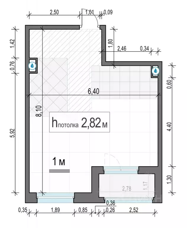 1-к кв. Московская область, Мытищи Белый Grad жилой комплекс (42.7 м) - Фото 1