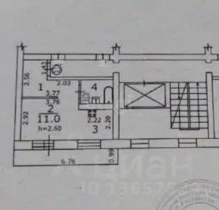 Студия Иркутская область, Иркутск ул. Шпачека, 12/5 (25.8 м) - Фото 2