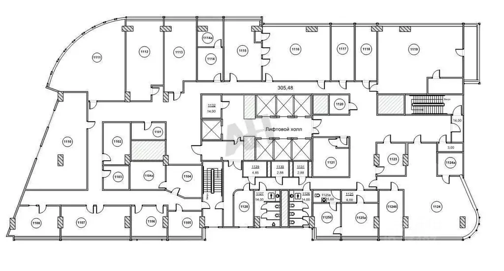 Офис в Москва ул. Наметкина, 12А (1337 м) - Фото 2
