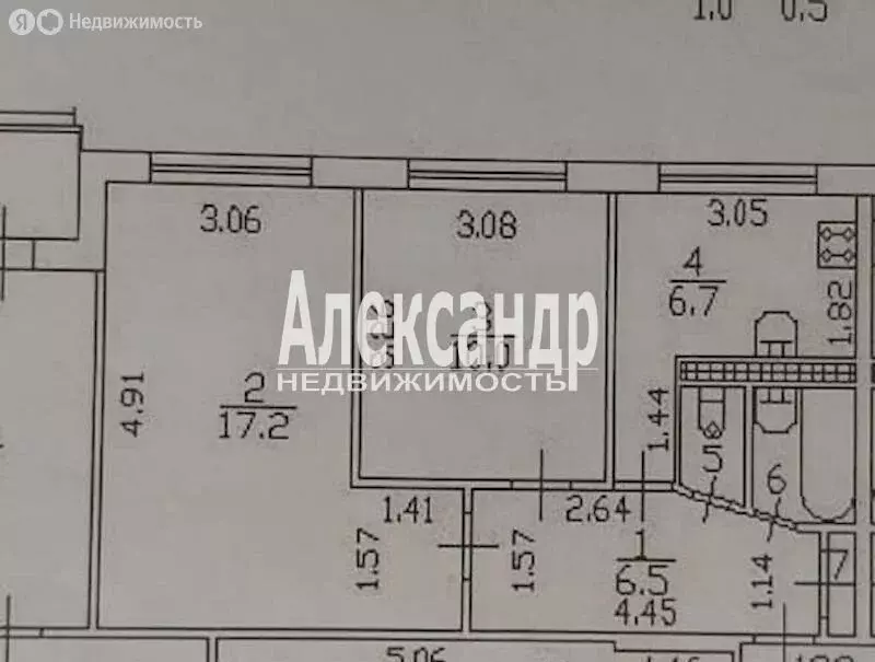 2-комнатная квартира: санкт-петербург, софийская улица, 51 (43.9 м) - Фото 1