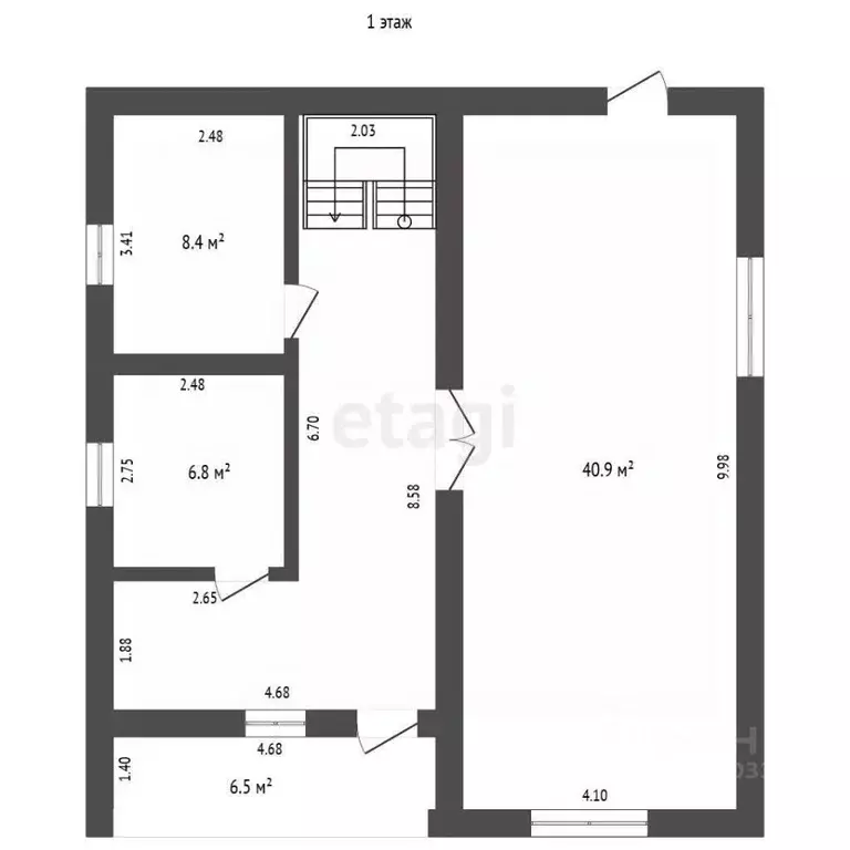 Дом в Крым, Черноморское пгт ул. Персиковая, 8 (192 м) - Фото 2