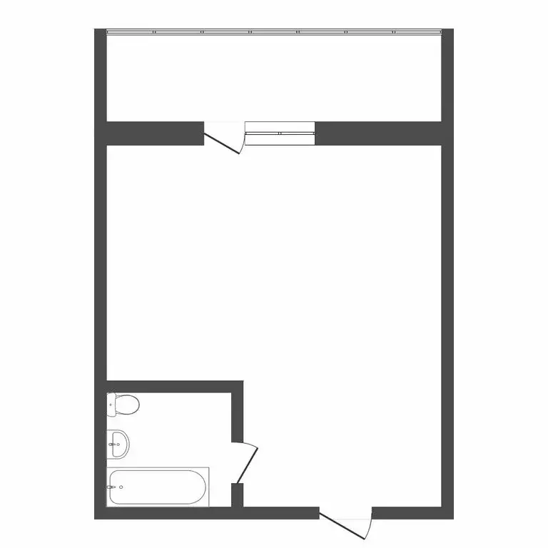 1-комнатная квартира: Тюмень, улица Щорса, 1А (15.2 м) - Фото 0