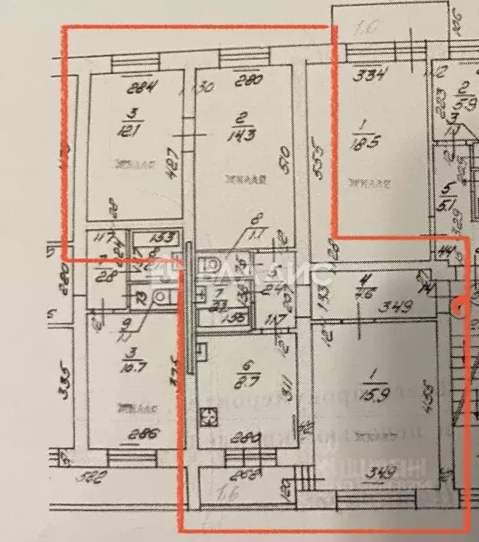 3-к кв. Калининградская область, Калининград Зоологическая ул., 11Д ... - Фото 2