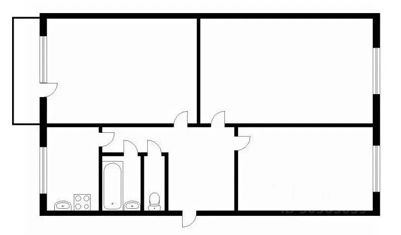 3-к кв. Кемеровская область, Междуреченск просп. 50 лет Комсомола, 70 ... - Фото 2