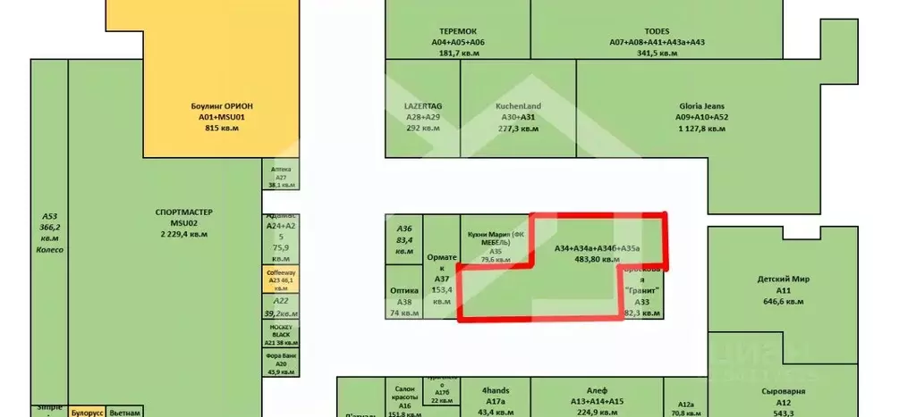 Торговая площадь в Москва Дубравная ул., 51с1 (484 м) - Фото 2