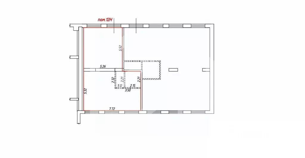 Помещение свободного назначения в Москва Кавказский бул., 51к1 (69 м) - Фото 2
