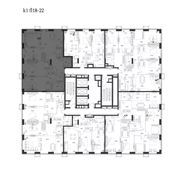 4-комнатная квартира: Москва, проспект Андропова, 9/1 (136.1 м) - Фото 2