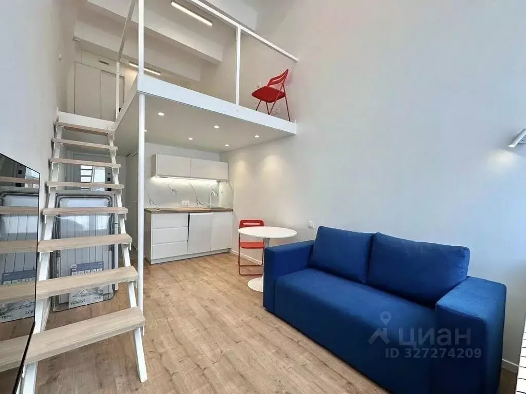 Студия Москва проезд 3-й Марьиной рощи, 40С1 (31.0 м) - Фото 1