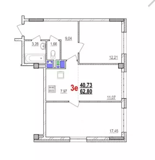 3-к кв. Белгородская область, Белгород просп. Богдана Хмельницкого, ... - Фото 1