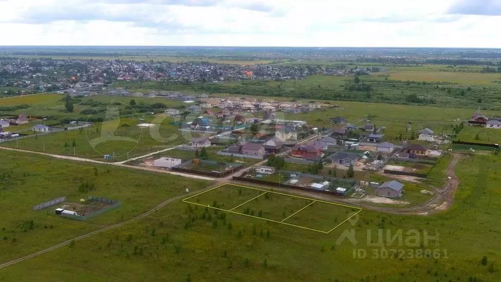 Участок в Тюменская область, Тюменский район Тобольский тракт, 21-й ... - Фото 0