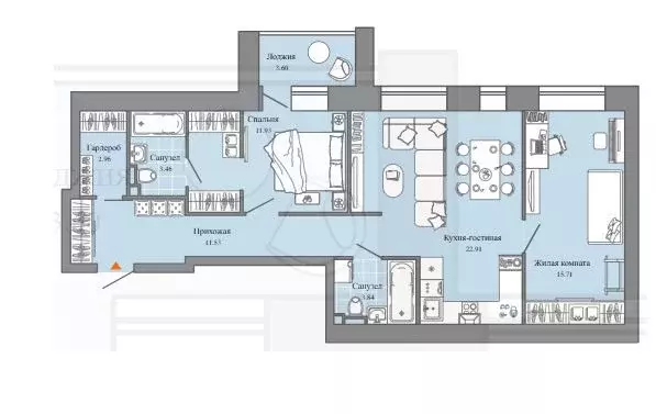 Продаётся 3-к квартира, 74 м - Фото 0