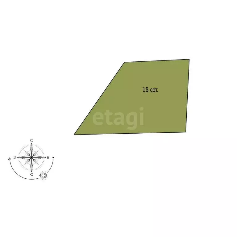 Участок в село Беломестное, Центральная улица (18 м) - Фото 1