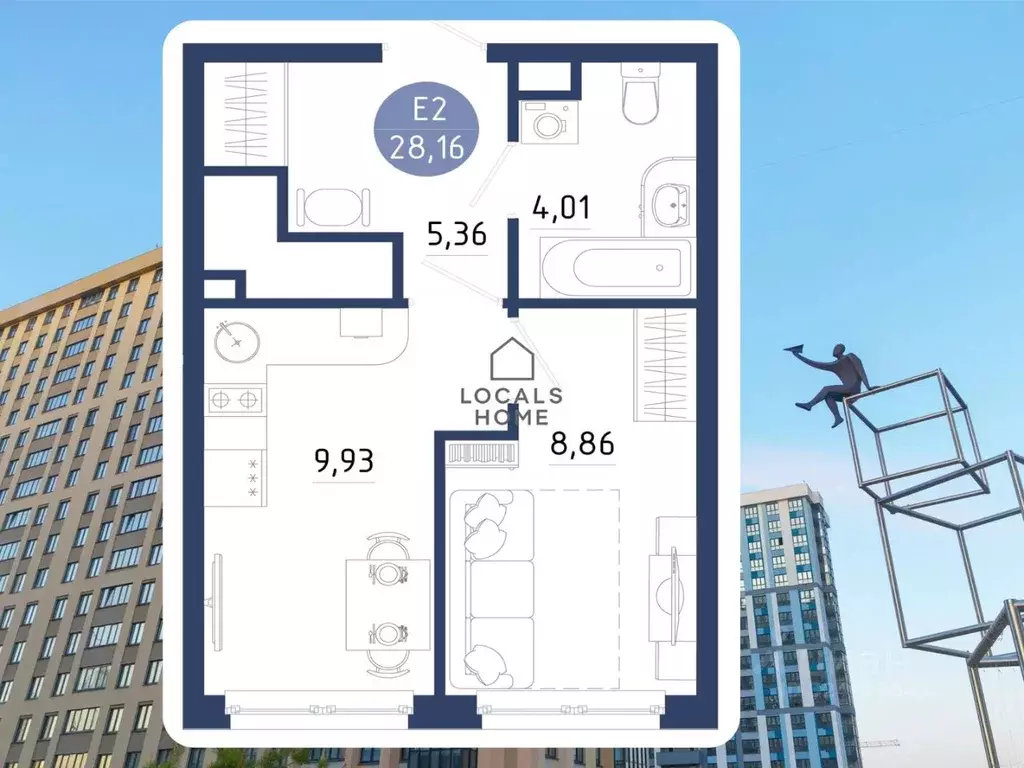 1-к кв. Рязанская область, Рязанский муниципальный округ, с. Дядьково ... - Фото 0