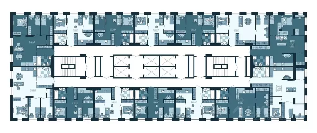 3-к кв. Приморский край, Владивосток ул. Борисенко (55.06 м) - Фото 2