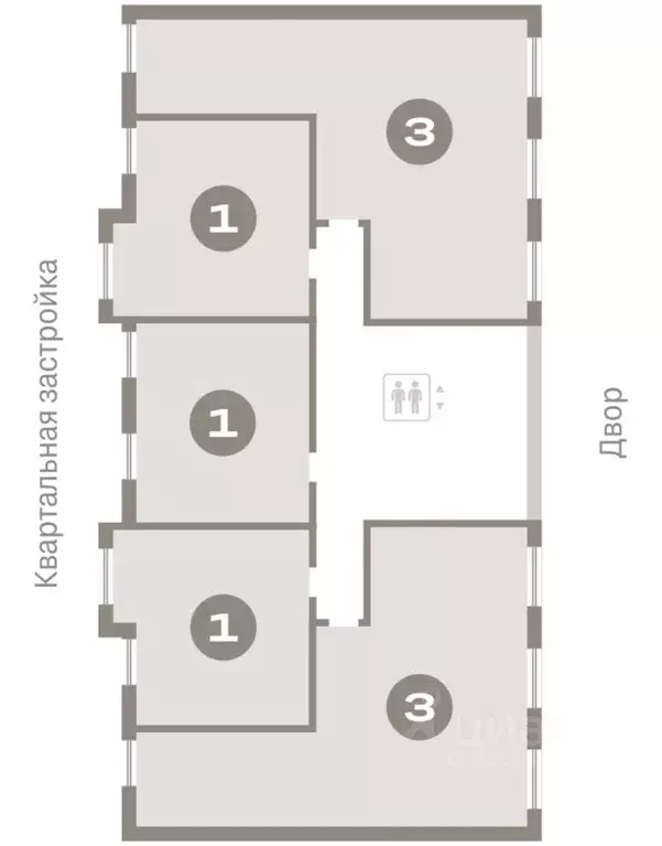 1-к кв. Тюменская область, Тюмень Речной Порт жилой комплекс (43.1 м) - Фото 2