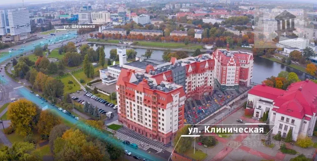 2-к кв. Калининградская область, Калининград Клиническая ул., 19А ... - Фото 1