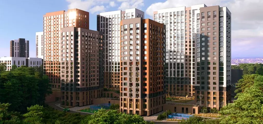 3-к кв. Башкортостан, Уфа Зеленая Роща жилрайон, Лесная Симфония жилой ... - Фото 2