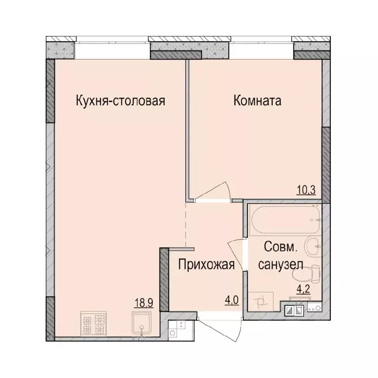 1-к кв. Удмуртия, Ижевск Камбарская ул., 94к4 (37.2 м) - Фото 0