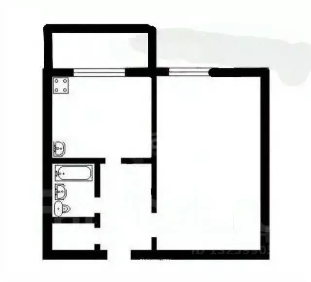 1-к кв. Липецкая область, Липецк ул. С.Л. Коцаря, 5 (33.4 м) - Фото 2