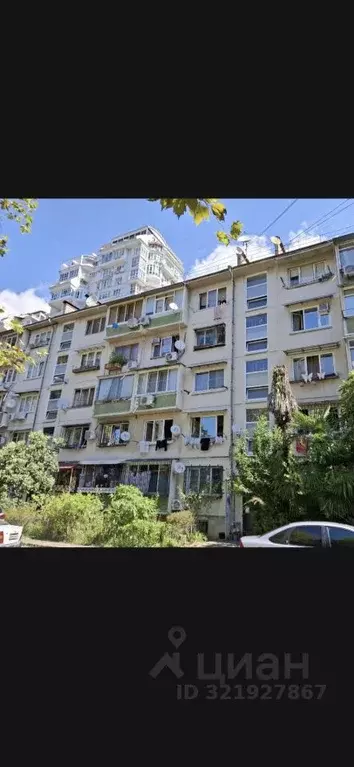 1-к кв. Краснодарский край, Сочи Завокзальный мкр, ул. Невская, 16 ... - Фото 0