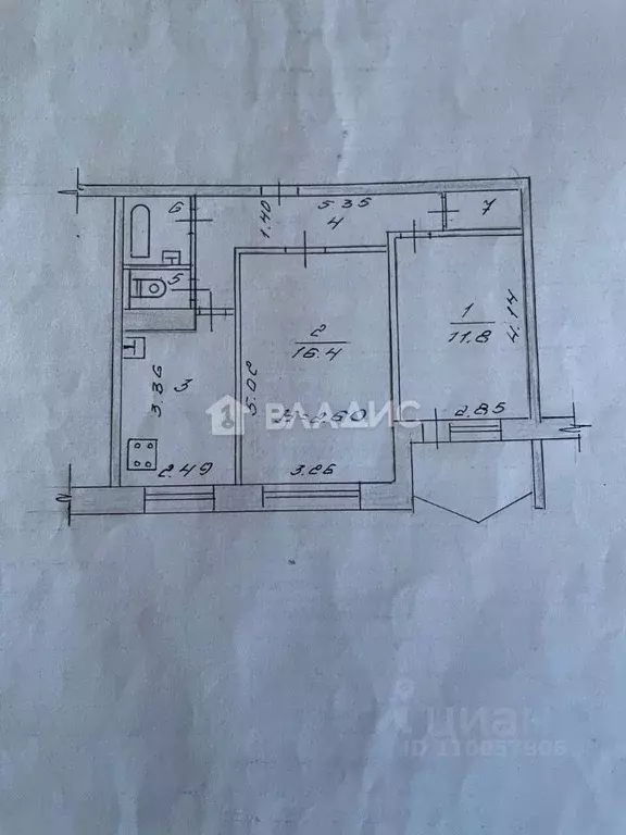 2-к кв. Волгоградская область, Волгоград ул. 8-й Воздушной Армии, 19 ... - Фото 1