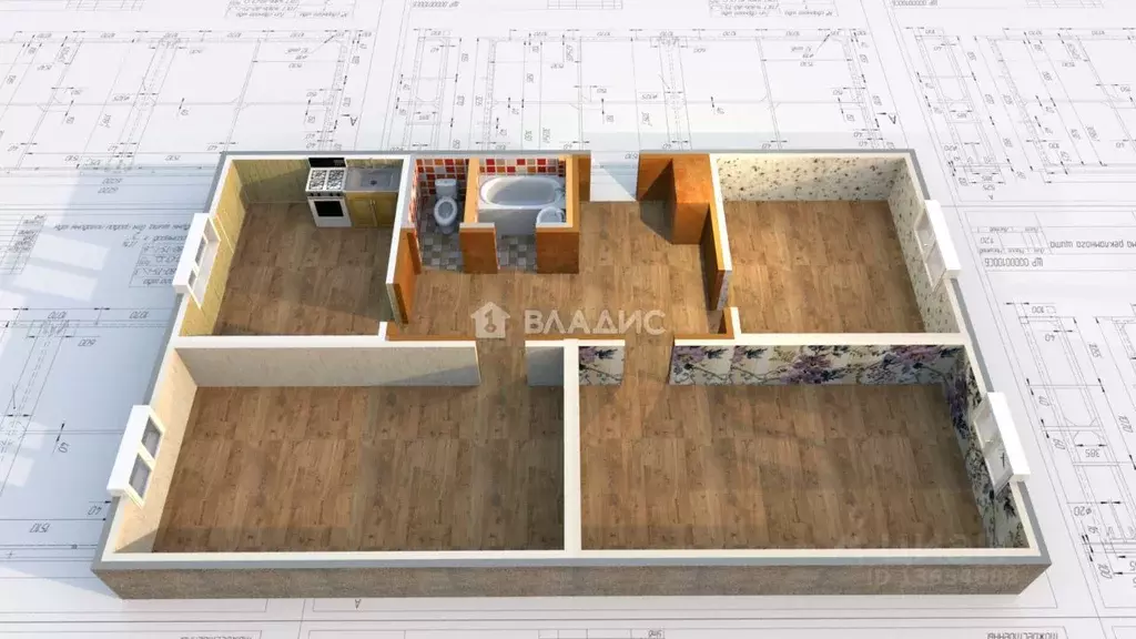 3-к кв. Иркутская область, Ангарск А кв-л, 16 (75.3 м) - Фото 2