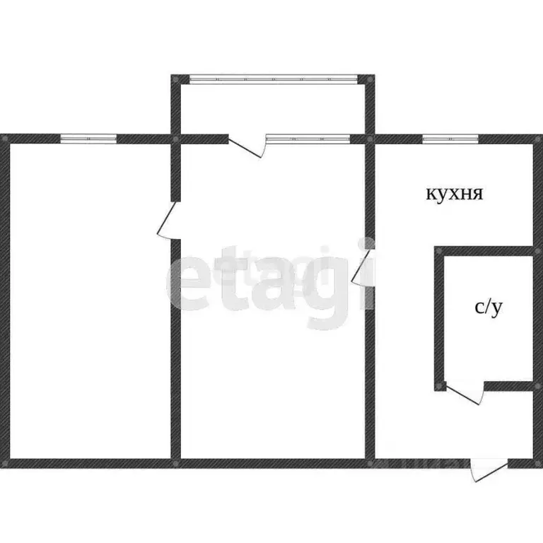 2-к кв. Белгородская область, Шебекино ул. Свободы, 29 (44.3 м) - Фото 1