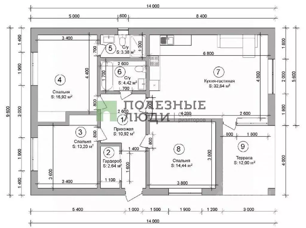 Дом в Севастополь Ромашка садоводческое товарищество,  (117 м) - Фото 2
