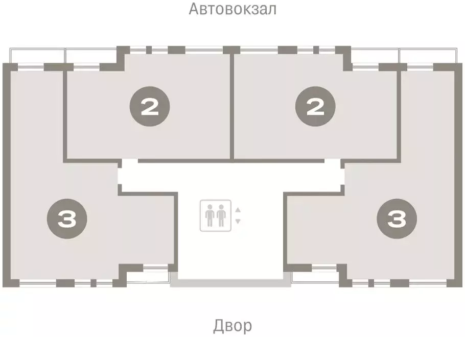 3-комнатная квартира: Тюмень, жилой комплекс Республики 205 (60.25 м) - Фото 1