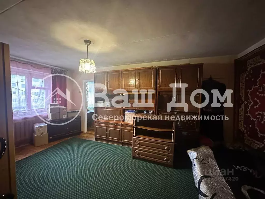 2-к кв. Мурманская область, Североморск Гвардейская ул. (46.3 м) - Фото 2