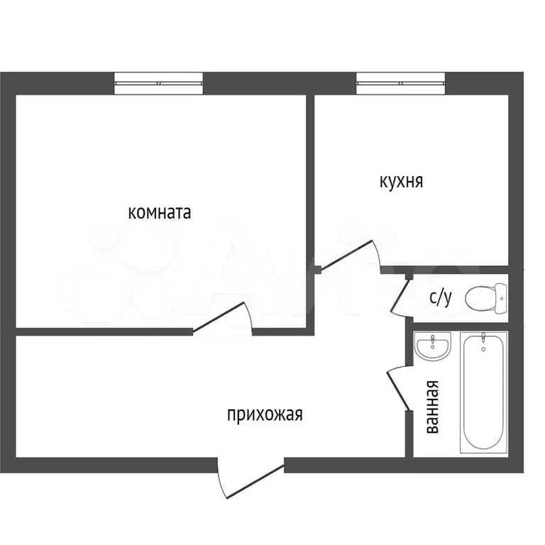 1-к. квартира, 33,1 м, 17/17 эт. - Фото 0