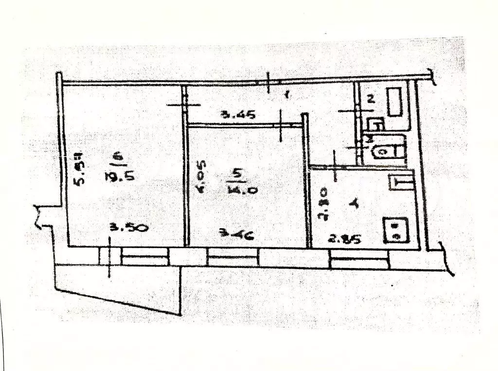 2-к. квартира, 55 м, 8/9 эт. - Фото 0