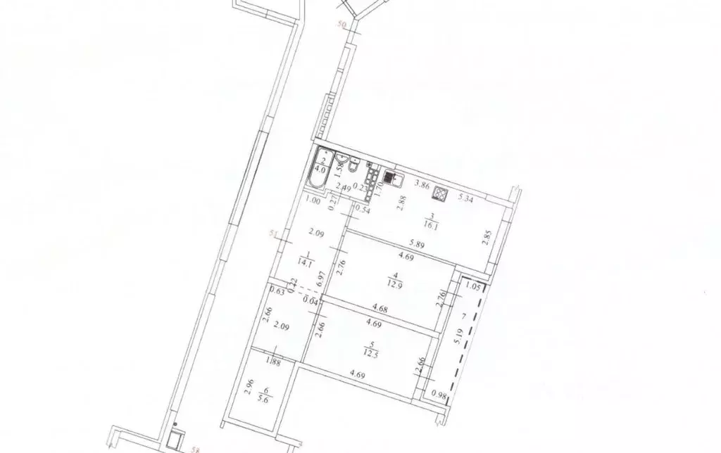 2-к кв. свердловская область, екатеринбург ул. старых большевиков, 3г . - Фото 1