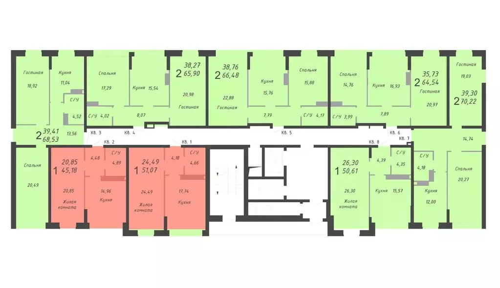 1-к кв. Ярославская область, Ярославль Силикатное ш., 17 (51.9 м) - Фото 2