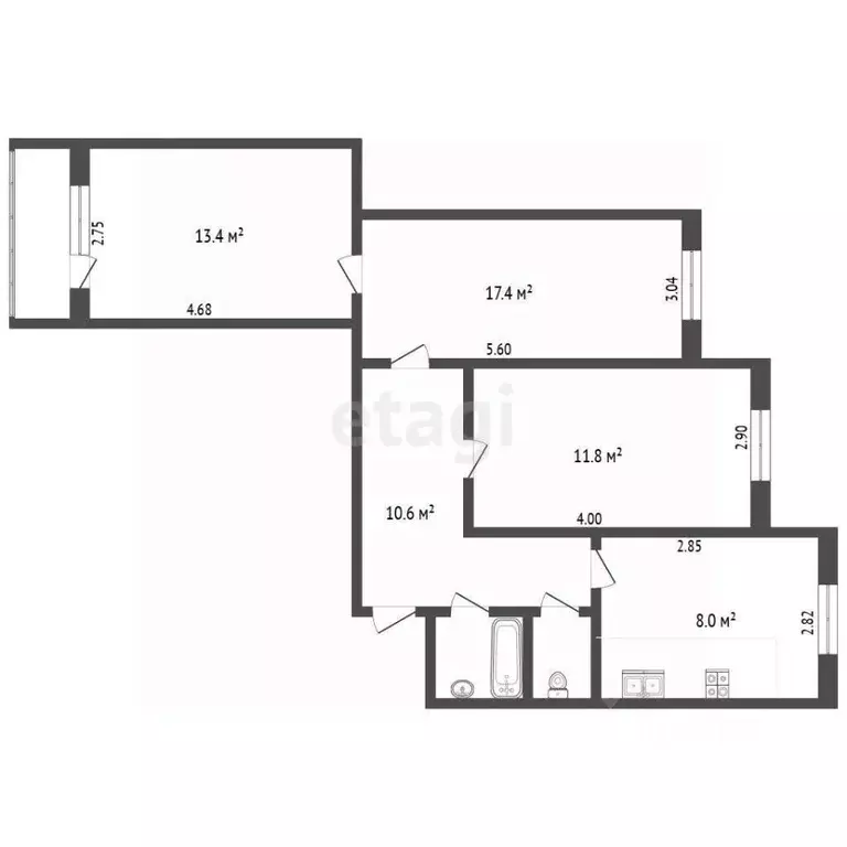 3-к кв. Ямало-Ненецкий АО, Новый Уренгой Северная Коммунальная Зона ... - Фото 1