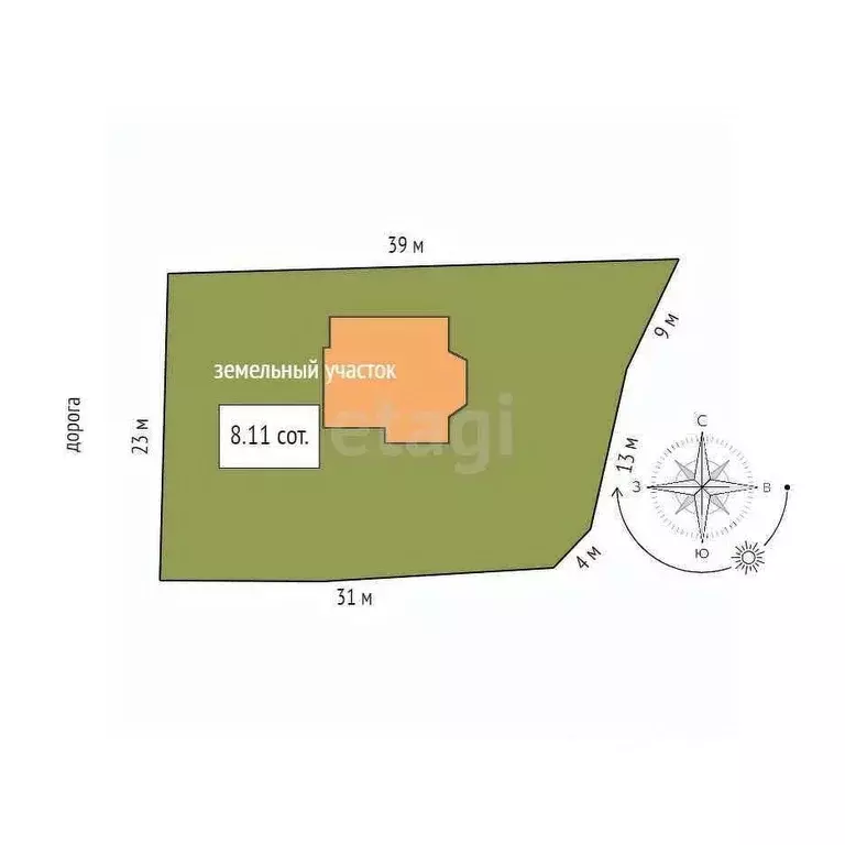 Дом в Калужская область, Малоярославецкий муниципальный округ, Детчино ... - Фото 2