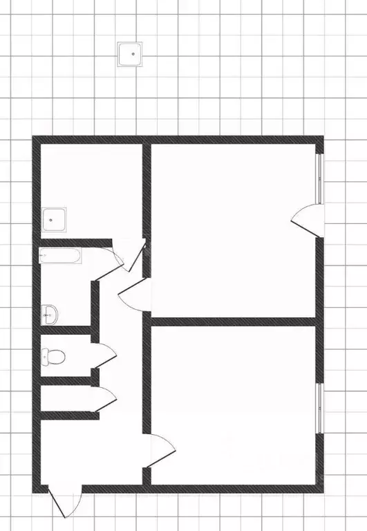 2-к кв. Липецкая область, Липецк ул. Калинина, 1Б (85.0 м) - Фото 2