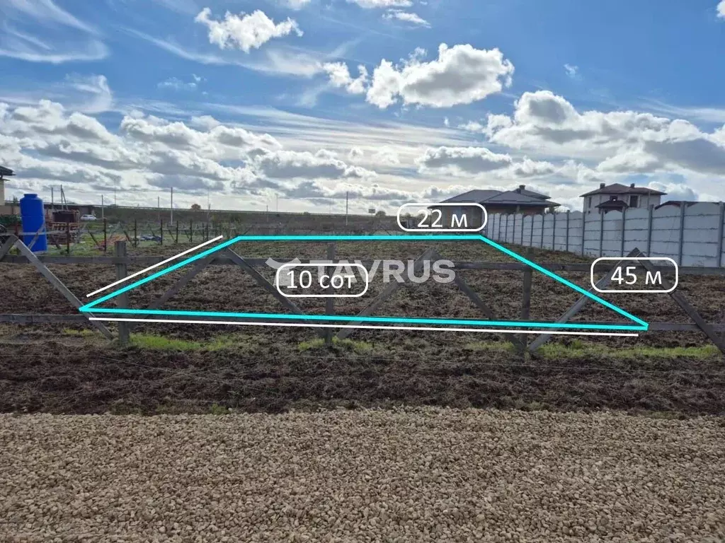 Участок в Крым, Симферопольский район, Перовское с/пос, Дубки 2 массив ... - Фото 1