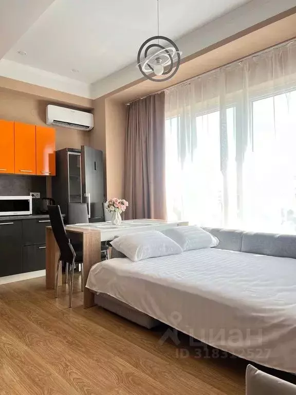 Студия Краснодарский край, Сочи Мамайка мкр, ул. Крымская, 89 (33.0 м) - Фото 0