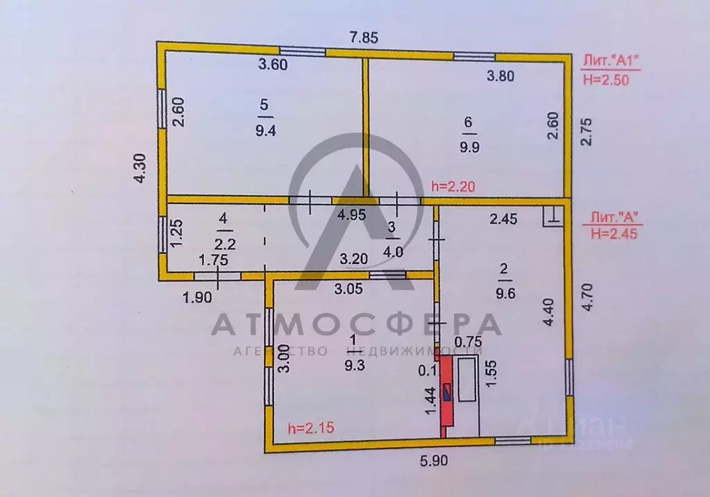 Дом в Краснодарский край, Апшеронский район, Кабардинское с/пос, ... - Фото 2
