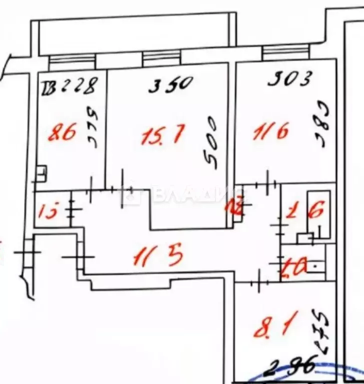 3-к кв. Карелия, Петрозаводск ул. Сусанина, 4а (60.4 м) - Фото 2