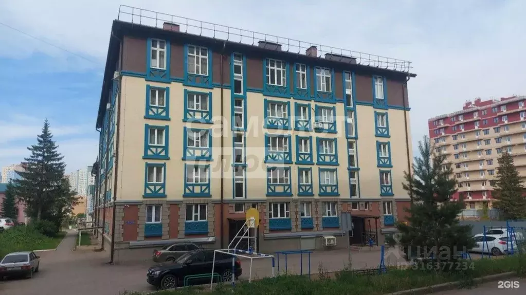 2-к кв. Башкортостан, Уфа ул. Пугачева, 37А (55.13 м) - Фото 0