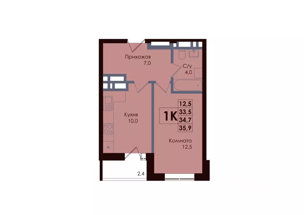 1-к кв. Ростовская область, Ростов-на-Дону Западный мкр, Академия ... - Фото 1