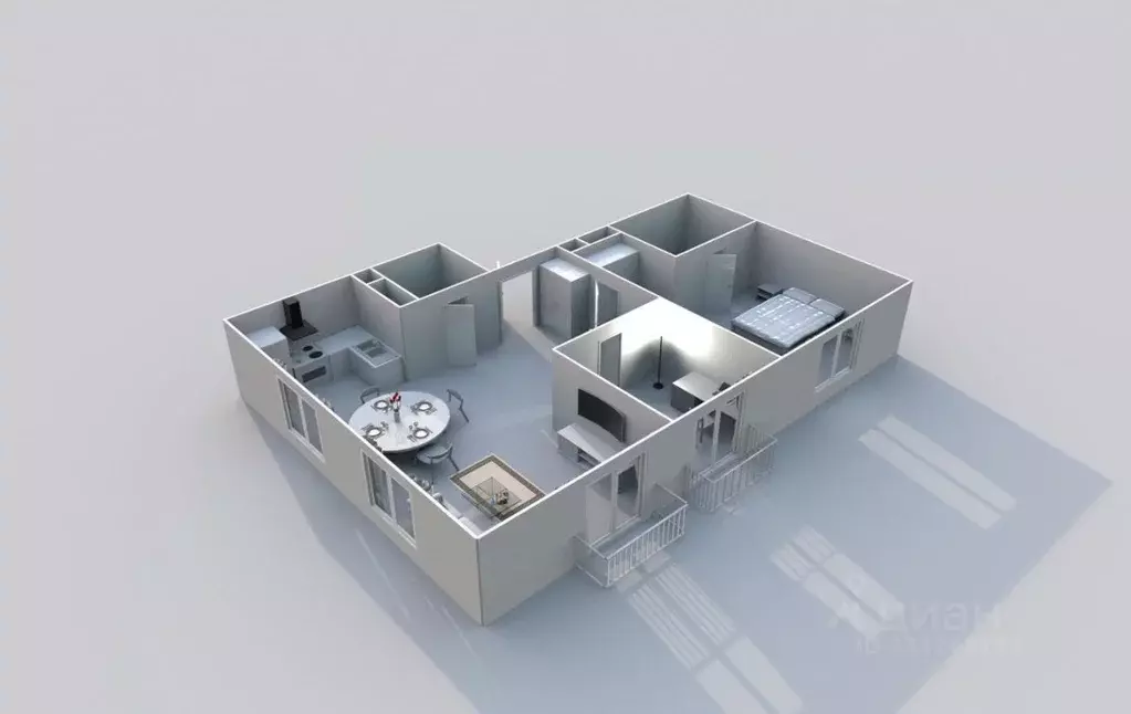 3-к кв. Москва Березовая аллея, 19к5 (76.5 м) - Фото 2