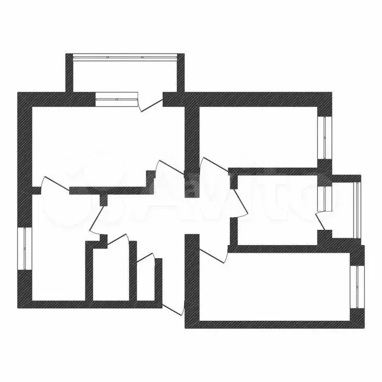 4-к. квартира, 78,4 м, 1/3 эт. - Фото 0