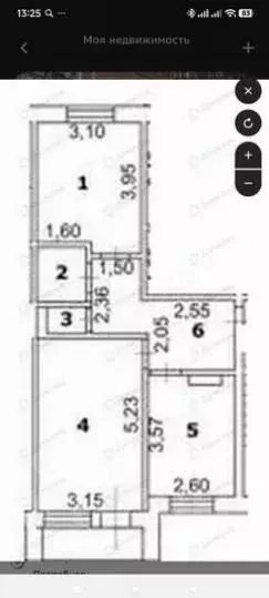 2-к кв. Белгородская область, Губкин ул. 2-я Академическая, 40 (50.3 ... - Фото 2